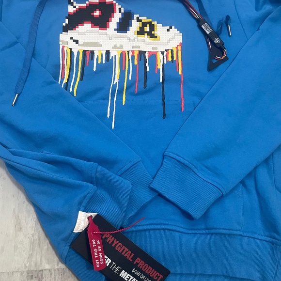 Mostly Heard Rarely Seen 8-Bit Prims Air Hoodie Size M NWT - Picture 5 of 8